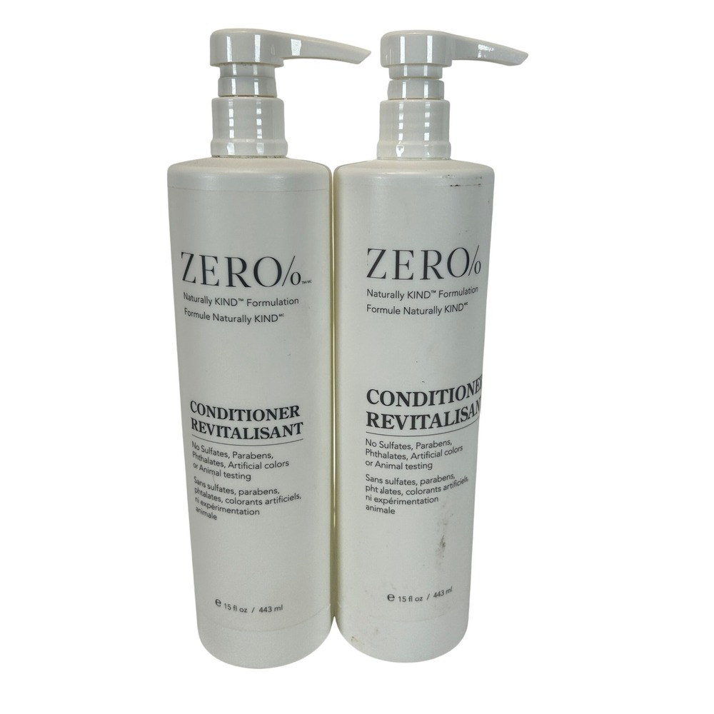 ZERO% by Gilchrist & Soames Naturally KIND Conditioner 15oz 2 Pack HB00402